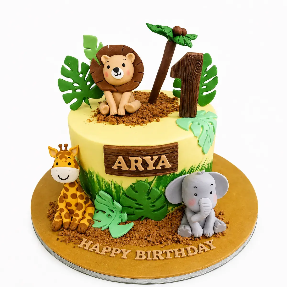 3d Jungle Theme Cake