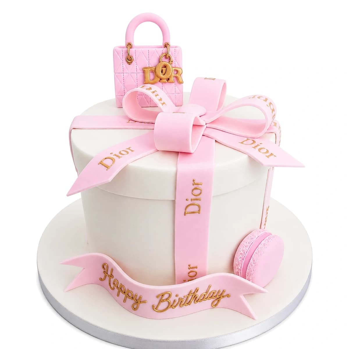 Pink Dior Inspired Cake